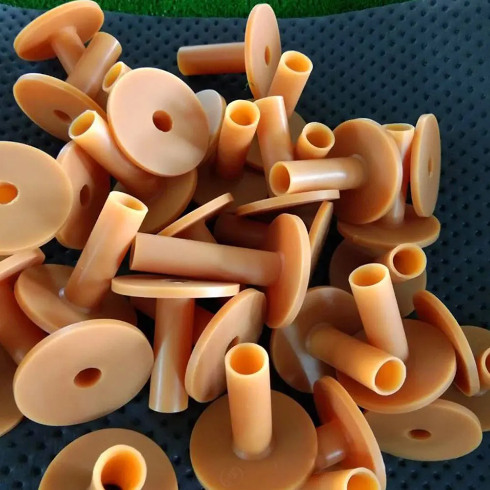 

8Pcs Golf Ball Holders Rubber Tees Professional Flexible Golfing Practice Mats Accessories Stable Durable Supplies