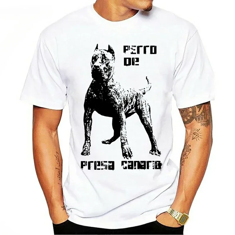 fashion Fashion Brand T Shirts Men Summer Print Casual T-Shirt Men Brand Perro De Presa Canario Dogo - Dog Customize T Shirts