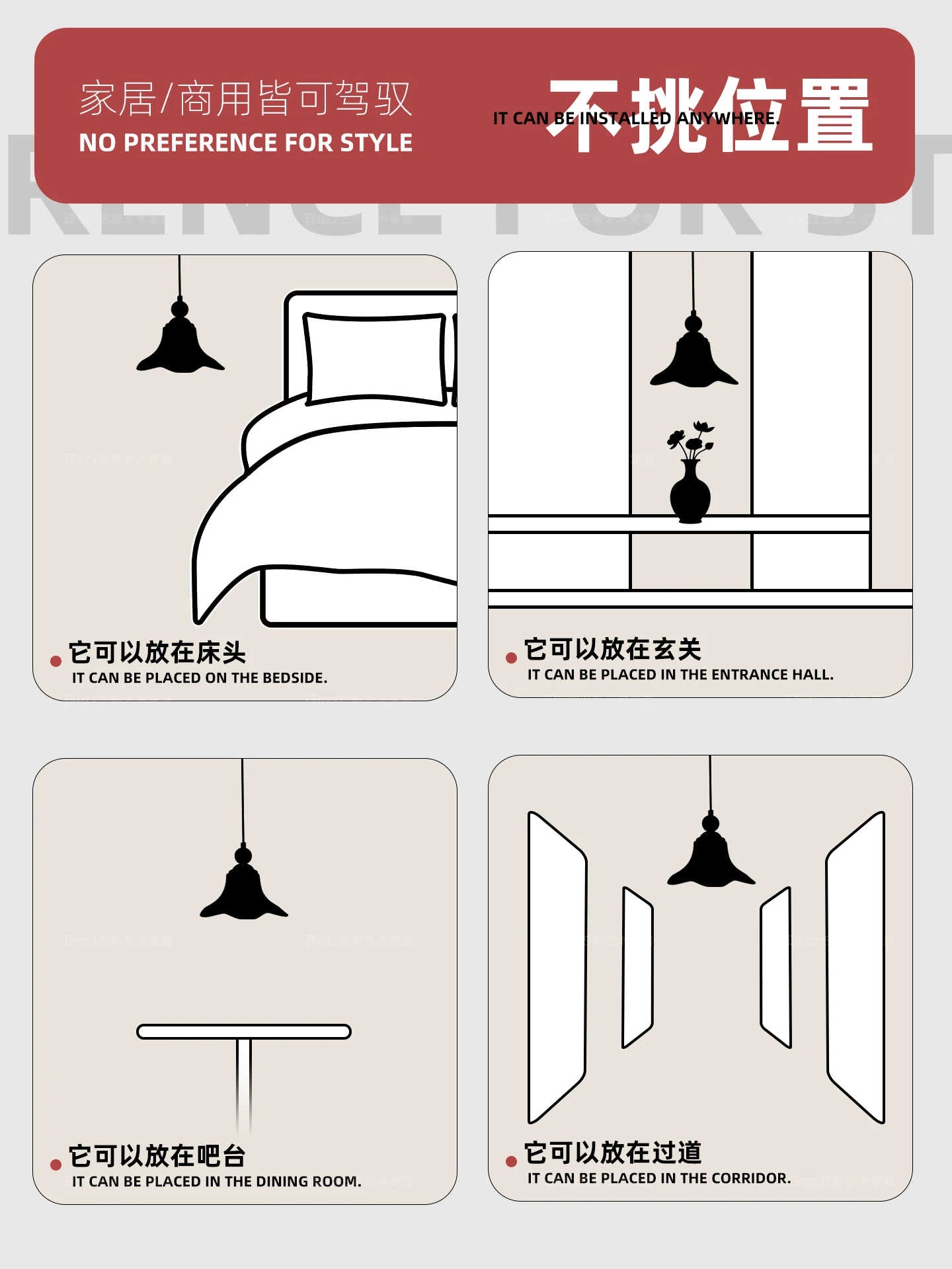 مصباح معلق من السيراميك باللونين الأزرق والأبيض، مصباح بجانب السرير لغرفة النوم الجمالية الصينية، مصباح خط معلق للدراسة في المدخل القديم