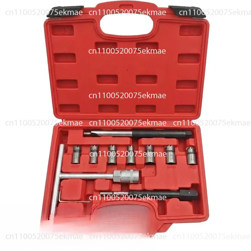 6/7/10/17-piece Diesel Nozzle Holder Remover, Nozzle Reamer, Nozzle Holder Repair Tool Set
