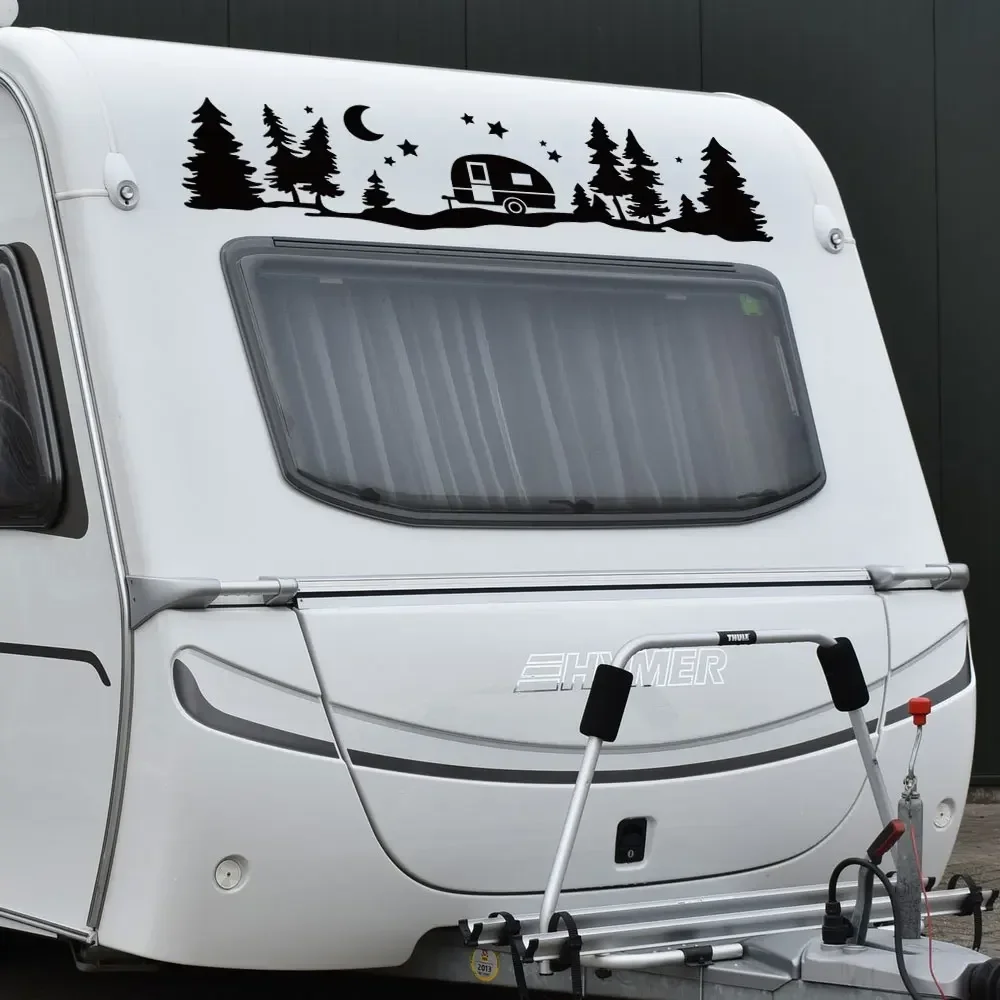 Auto Berg Grafiken Aufkleber Für Wohnmobil Horsebox Caravan RV Camper Van Körper Dekor Vinyl Aufkleber Auto Tuning Zubehör