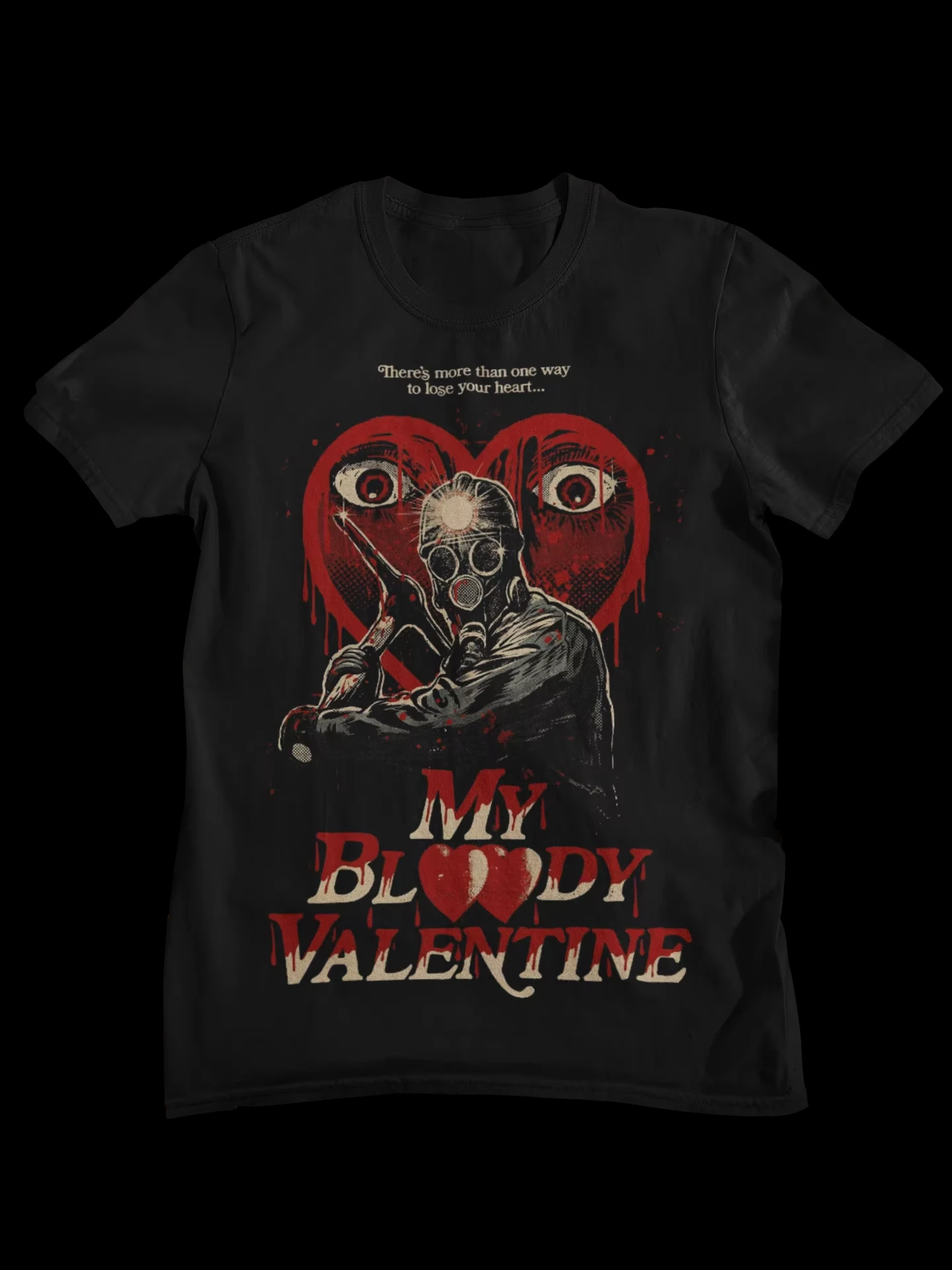 2026 new Retro horror movie poster pattern T-shirt - suitable for both men and women. Casual cotton streetwear top.