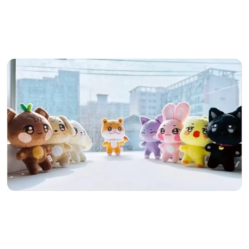 25cm ATEEZ Plush Aniteez Doll Hongjoong Seonghwa Yunho Yeosang San Mingi Wooyoung Peluche Kawaii Stuffed Animal Toys Keychain