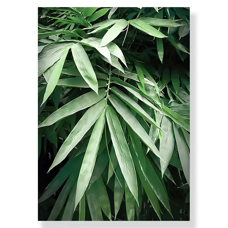 Whispers of the Wild – Green Forest Deer Waterfall Stream Flower Leaf Frameless Canvas for Bedroom Nature Landscape Decor 202