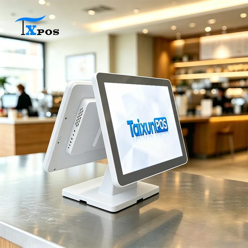 2026 New Hot 15-Inch Android Touchscreen Dual-screen All-in-One Capacitive POS Touch Monitor for Restaurants Retail
