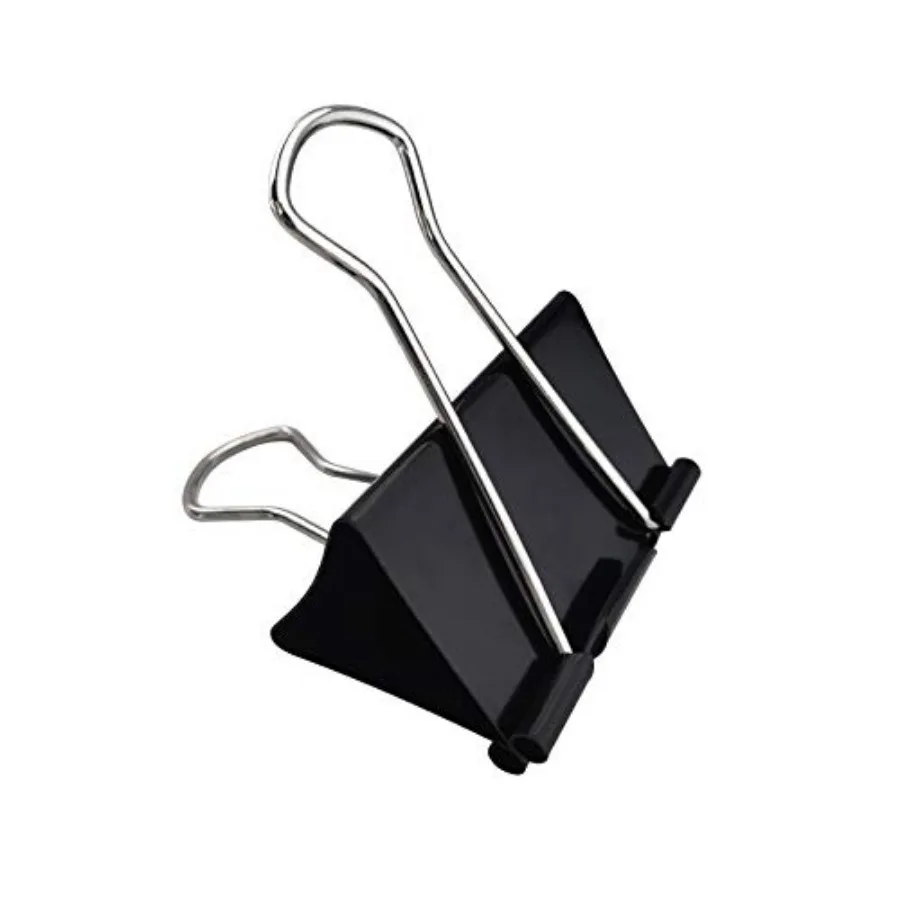 

Extra Large Binder Clips 2.4-Inch 12 Pack,Big Paper Clamps for Office Supplies, Black