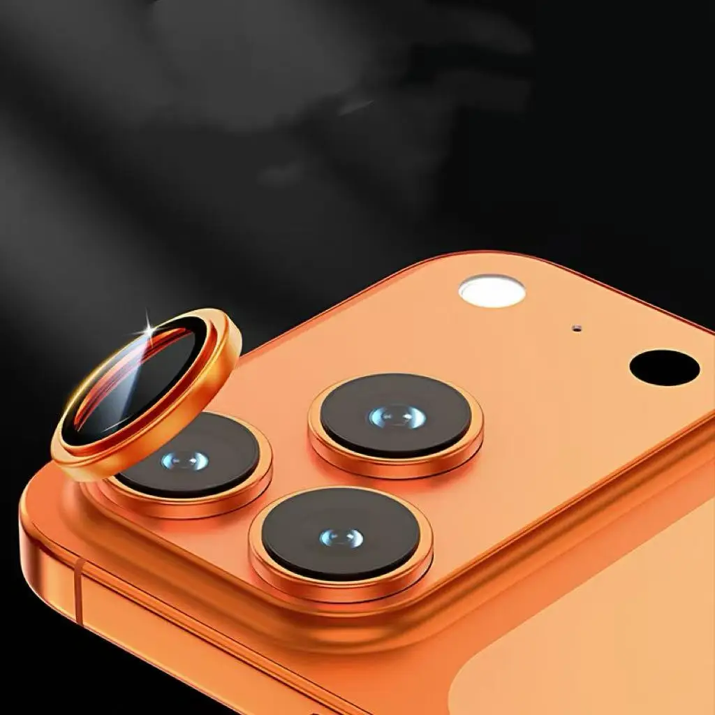 2-3 قطعة حماية عدسة الكاميرا آيفون 17 16 15 برو ماكس 14 زائد 13 12Mini 17 الهواء الزجاج المقسى حامي ملحق