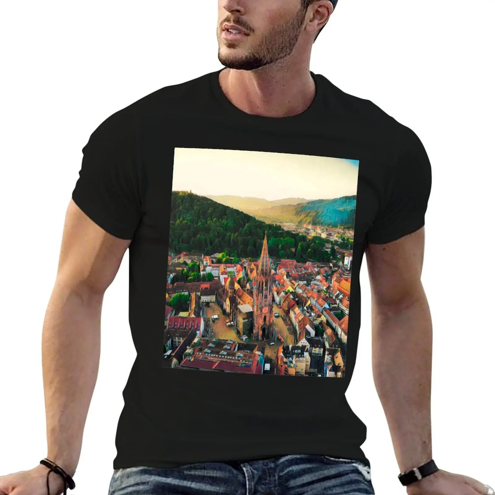 

Freiburg T-Shirt t shirt man designer funny t shirts man t shirts for man graphic vintage T-Shirt