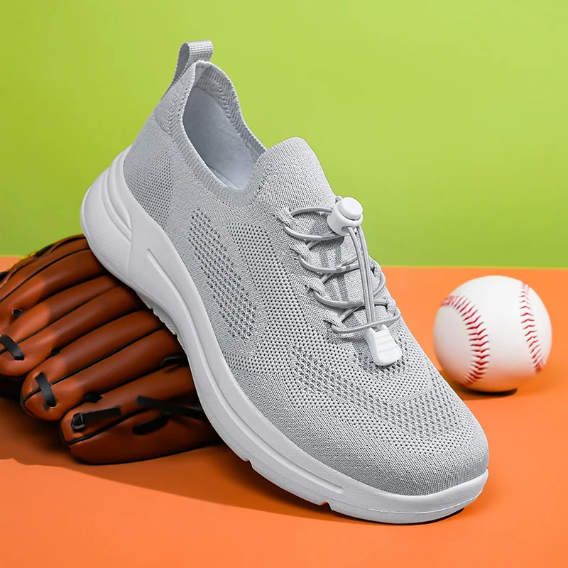 

Mens Sports Shoes 2025 New Flat Lightweight Breathe Mesh Walking Shoes Anti Slip Black Casual Comfortable Sneakers for Man