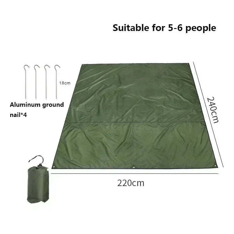 Tent Tarp Rain Sun Shade Hammocks Shelter Camping Survival Sun Shelter Picnic Awning Cover Waterproof Out Hiking Accessories