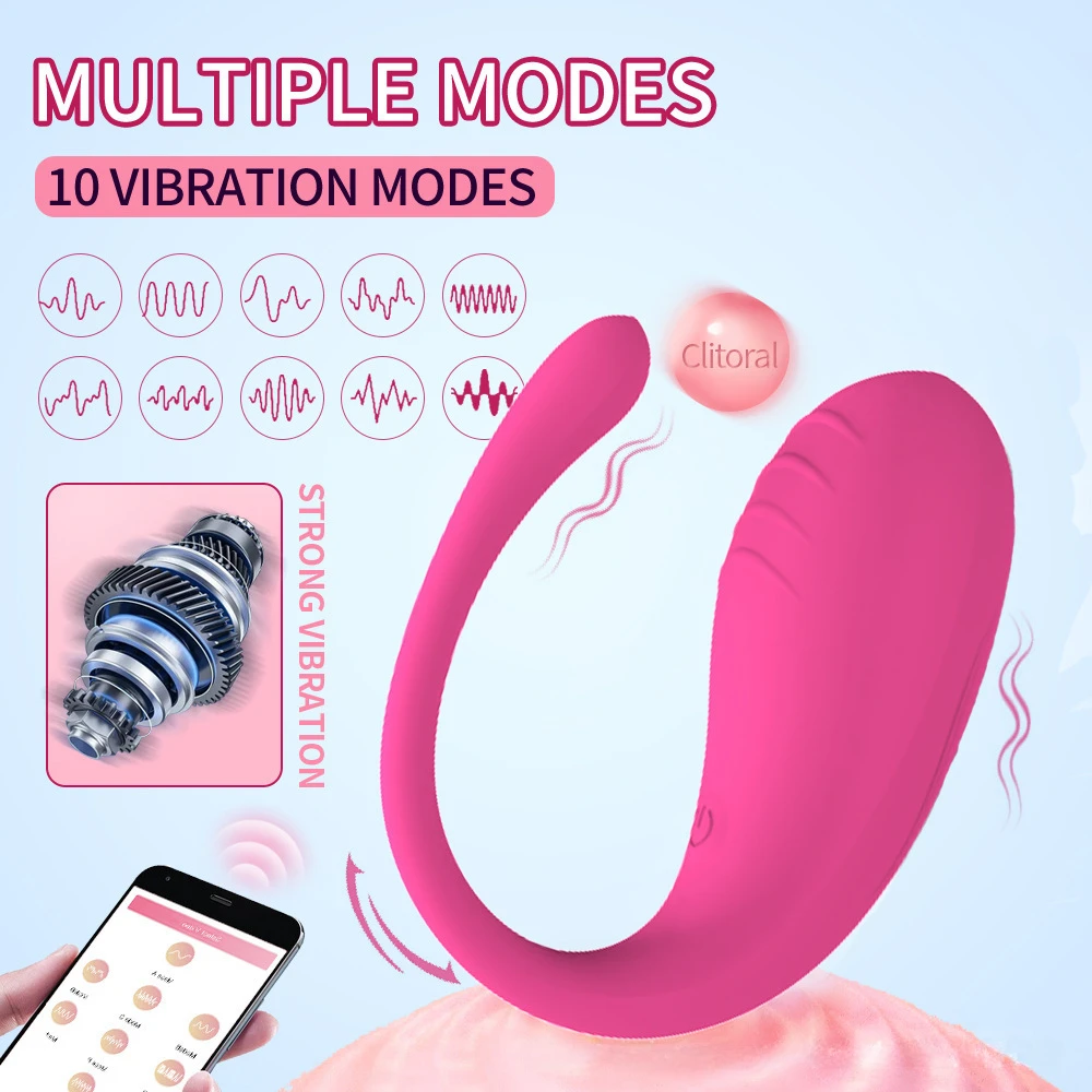 APP Controlled Vaginal Vibrator Female 10 Speed G Spot Clit Stimulator Massager Wearable Vibrating Egg Women Masturbator Sex Toy