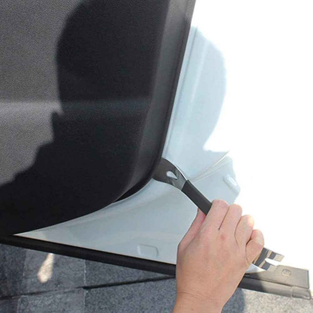 Imagem -06 - Car Interior Clipe Painel Guarnição Remoção Tool Pry Plate Conversão Instalação Tool Aço Inoxidável