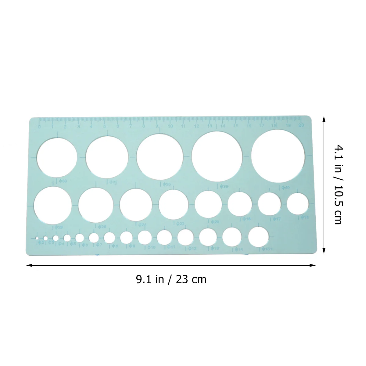 8 Pcs Drawing Ruler to School Supplies Drafting Metric Straight Precision