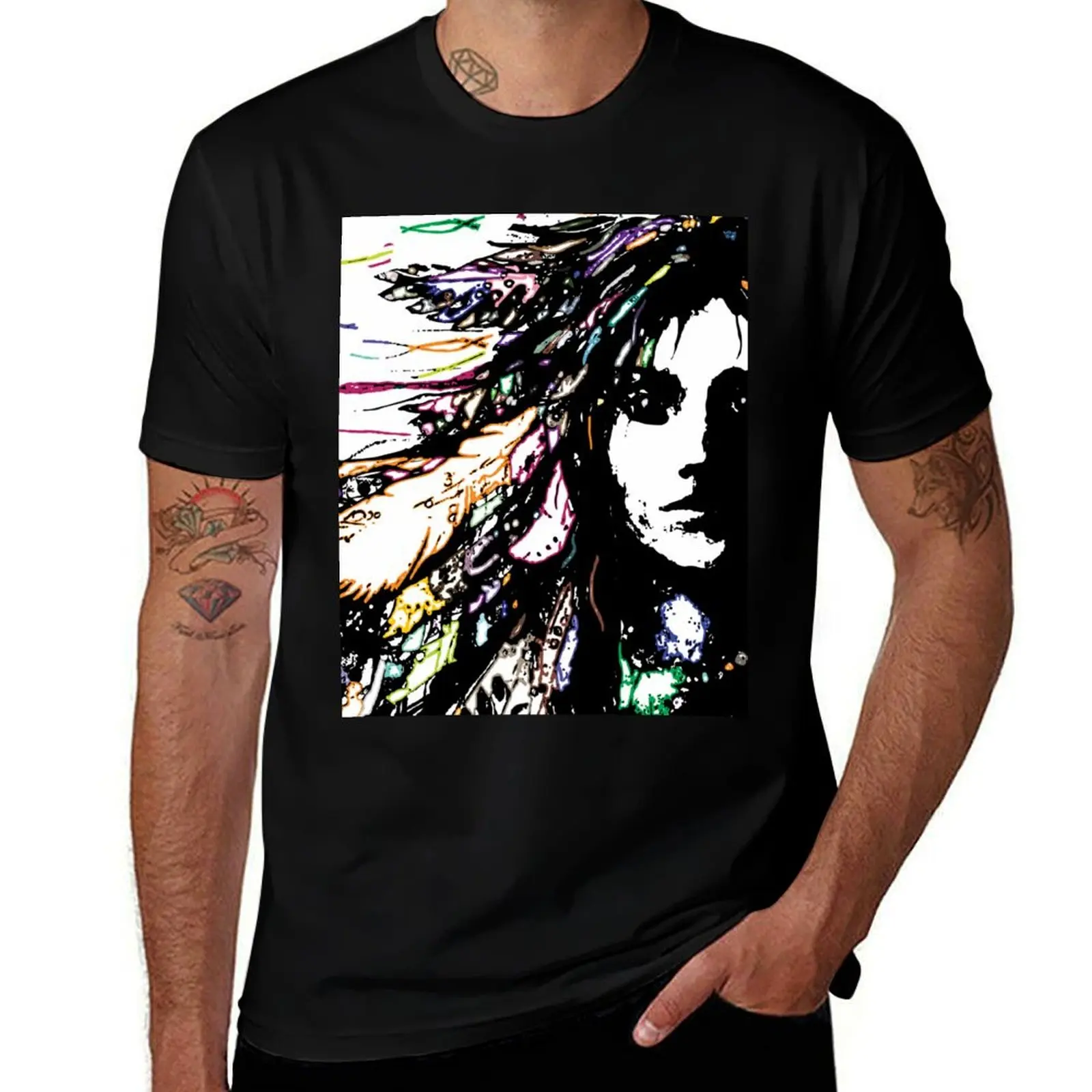 APACHE GIRL AIYANA MEANING INTERNAL BLOSSOM T-Shirt t shirts for man graphic tees T-Shirt