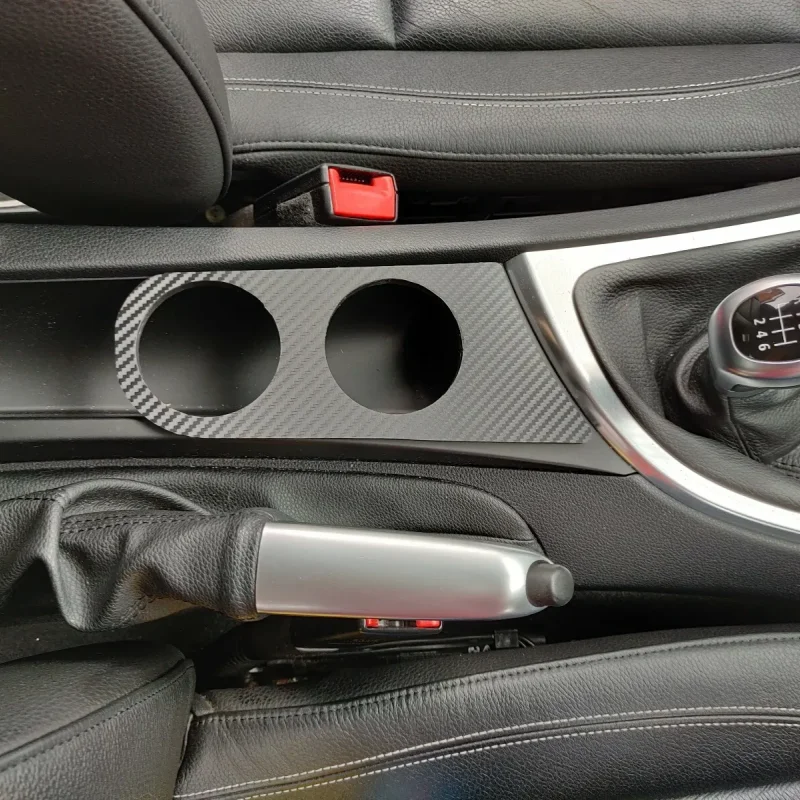 

1pc Car Black Cup Carbon Holder For BMW 1 Series With Fitting Tape RHD Only Brand New Car Accessories