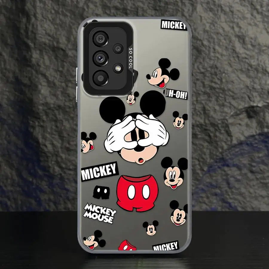 Disney Mickey Mouse น่ารัก? ฝาครอบโทรศัพท์สําหรับ Samsung Galaxy A15 A25 A52 A72 A51 A71 4G A73 A55 A54 A53 A52s Soft Shell