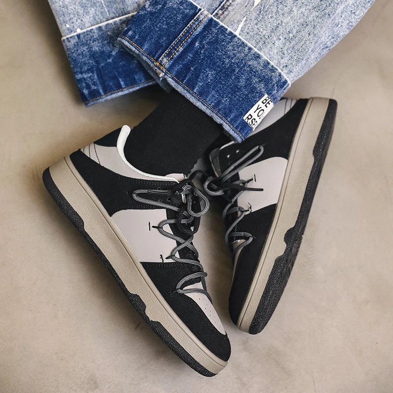 أحذية كلاسيكية جديدة للرجال، جميعها ترتدي أحذية عصرية، أحذية رياضية عصرية للزوجين، أحذية كاجوال منخفضة الارتفاع قابلة للتنفس #6