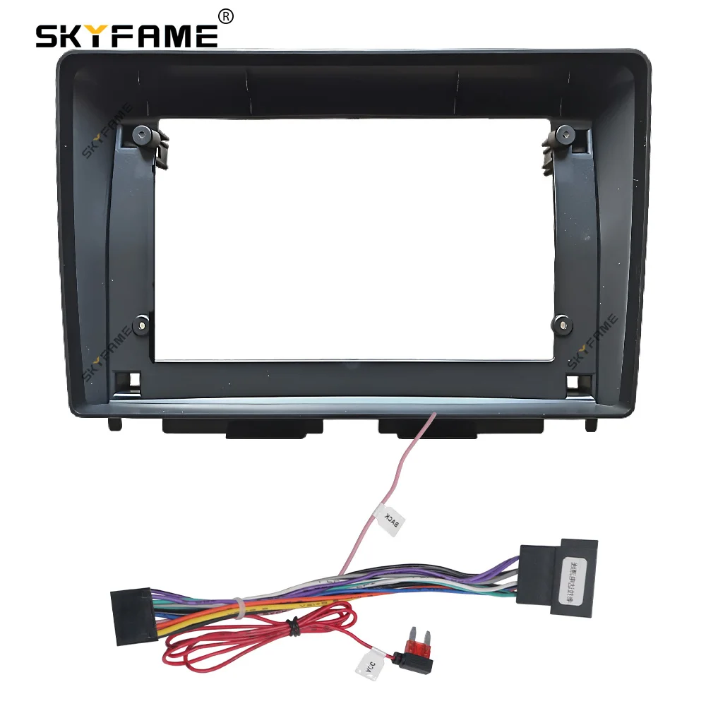 SKYFAME Car Frame Fascia Adapter Android Radio Dash Fitting Panel Kit For Lada Iskra
