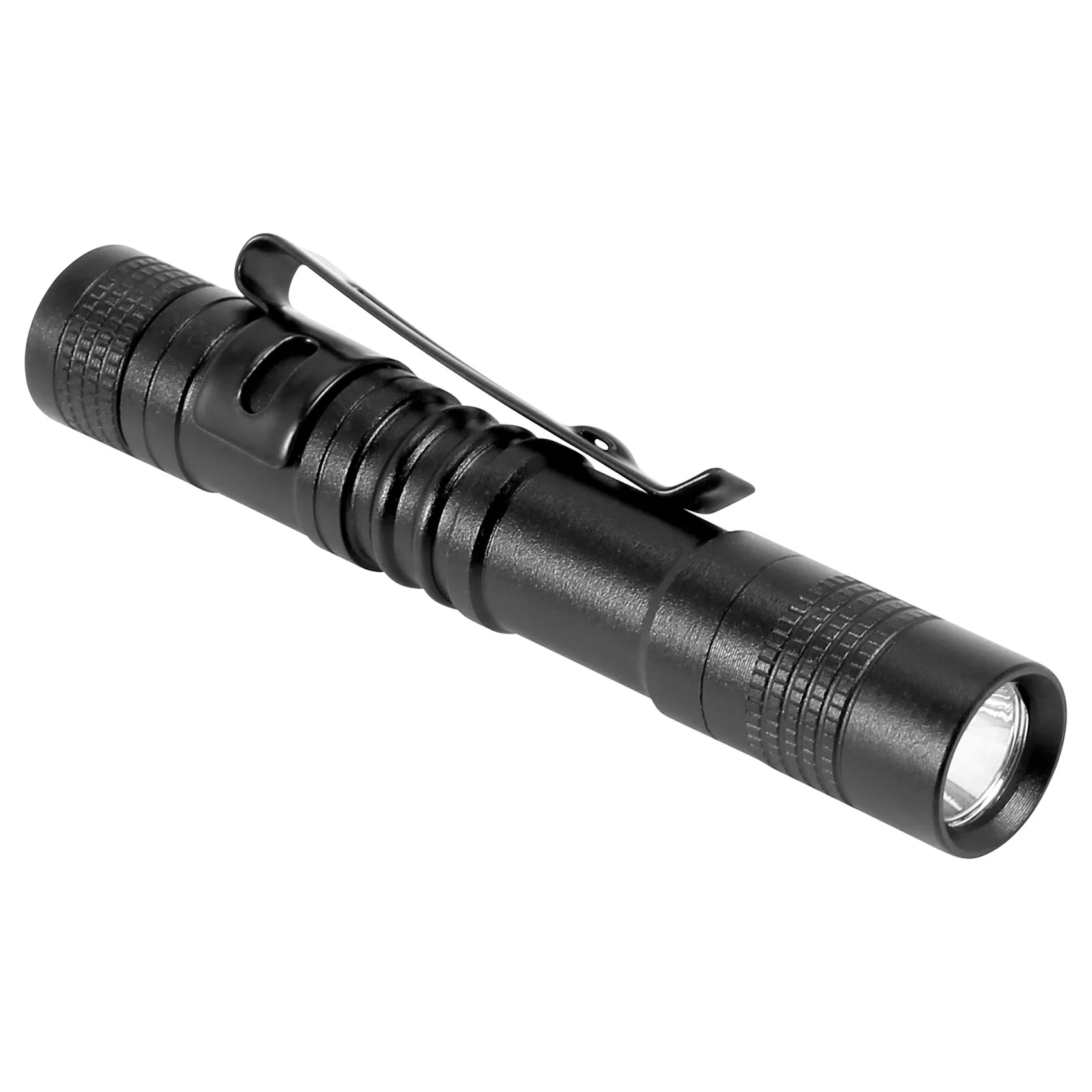 ABZV-Flashlight pen torch Super Small Mini AAA XPE-R3 LED Lamp Belt Clip Light Pocket torch with holster