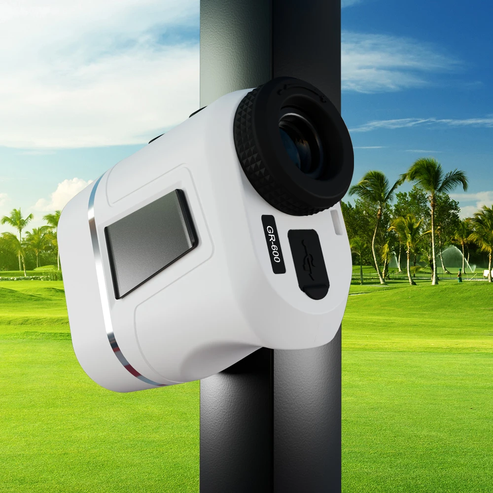 GR-600 Golf Rangefinder La ser Distance Meter Range meter for golf Magnetic Rechargeable  