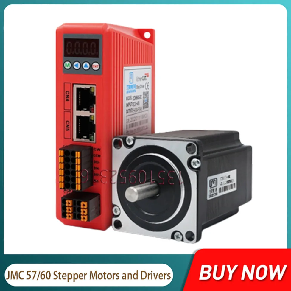 up to date! JMC 57/60 Two-Phase Stepper Motor and Driver Kit EtherCAT Bus Communication Controller 2DM560-EC