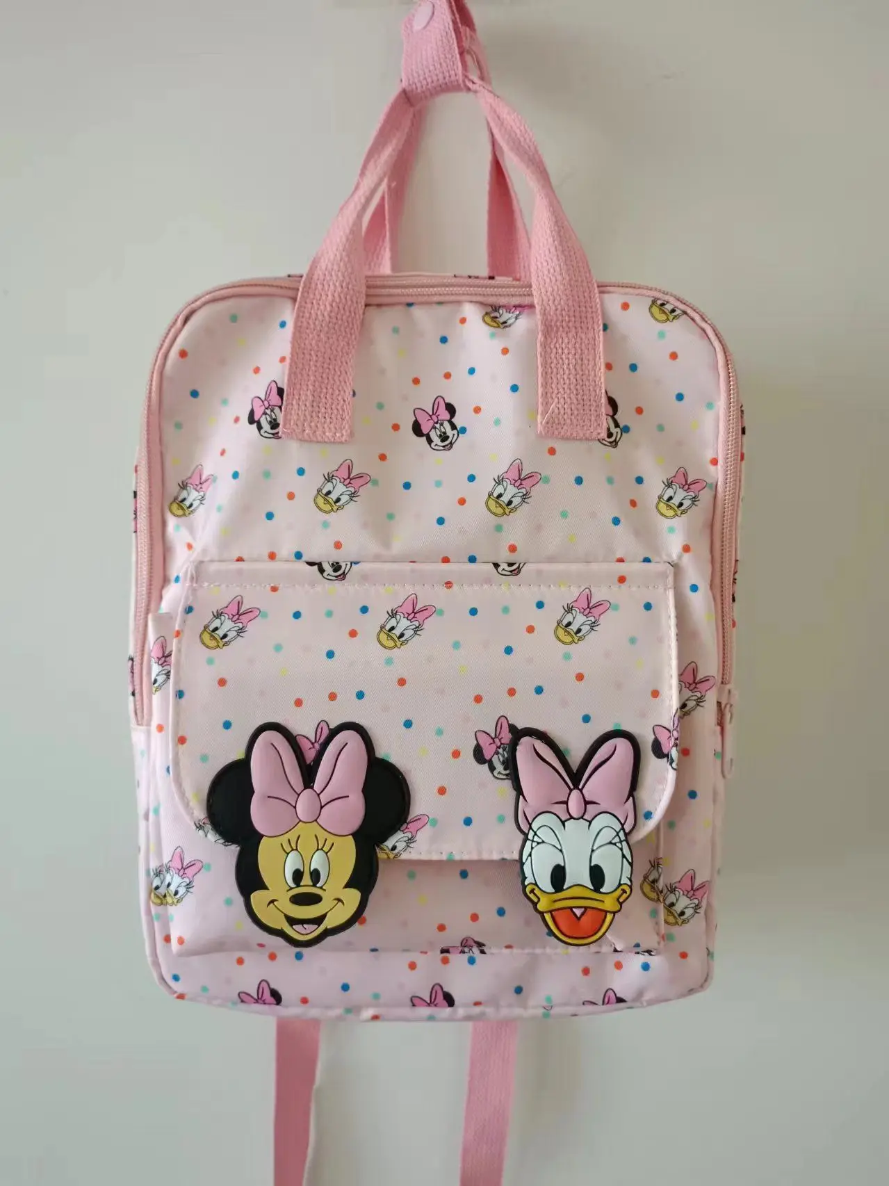 New Disney Minnie Mouse Kids Anime Backpack Mini mickey Schoolbag Girls and Boys Cute Shoulder Bag christmars gifts