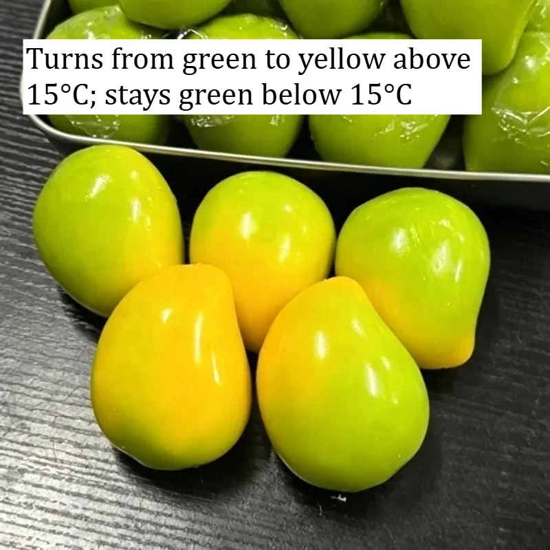 Mango Crunchy Squishy Stress Ball Crispy Fidget Toy Handmade Squeeze Ball Round Blocks Filled ASMR Anti Stress Toys for Adults