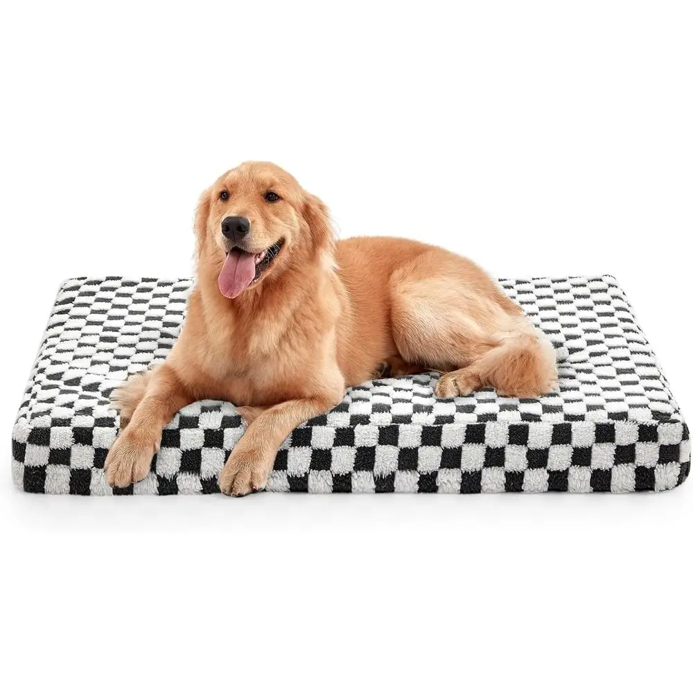 

XLarge Orthopedic Dog Bed with Removable Washable Cover, Plush & Memory Foam, 42 x 28 inch, Grey
