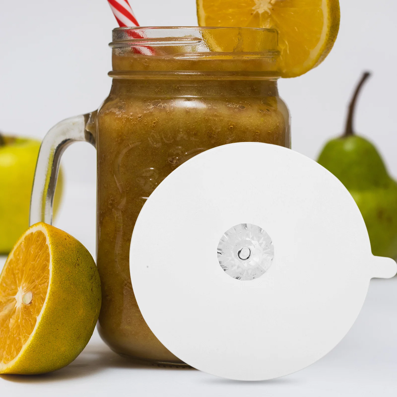 

4Pcs Silicone Mug Covers Transparent Wear-Resistant Cup Lids Household Cup Supplies Leak-Proof Decorative Cover