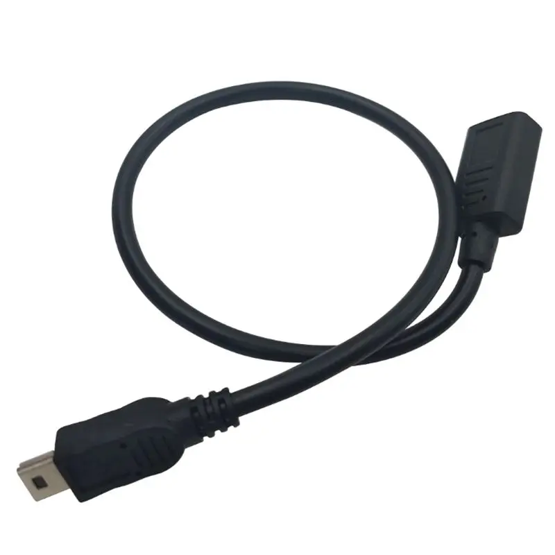 25cm Mini 5P Male/Micro 5P Male to Type-C Female Data Charging Adapter Cable Android Phone Tablet Power Supply Cable