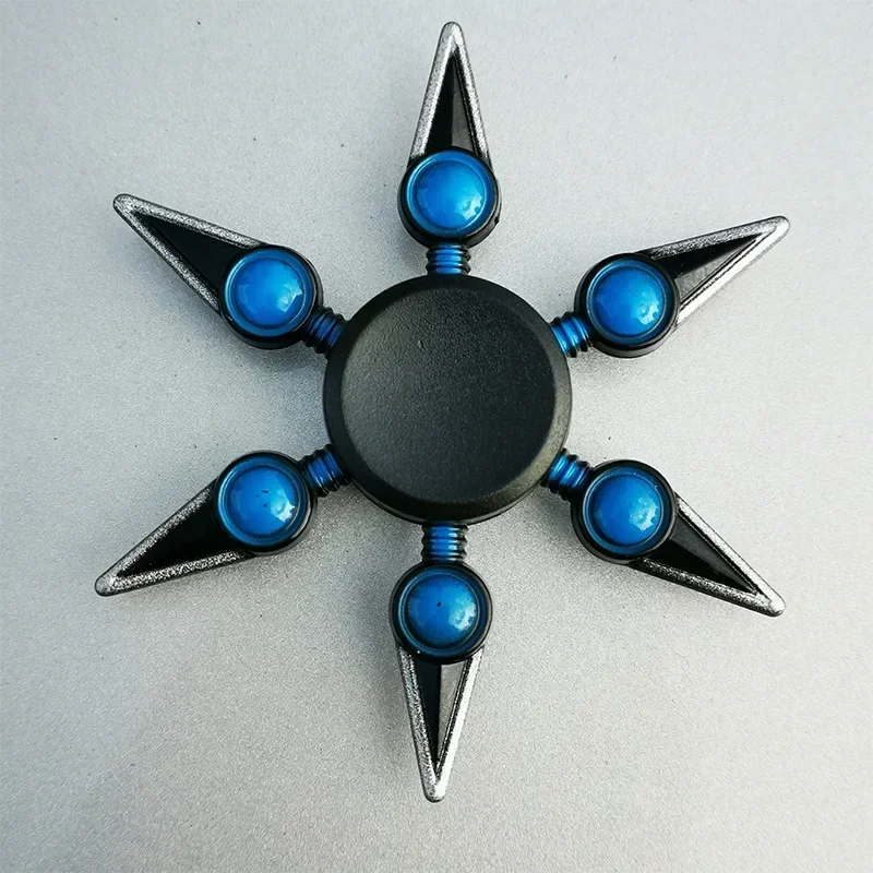 Kreatywny Spinner Fidget Spinner ze stopu cynku Ninja Shuriken Sharingan ręcznie Spinner ręczny antystresowe zabawki dla dzieci