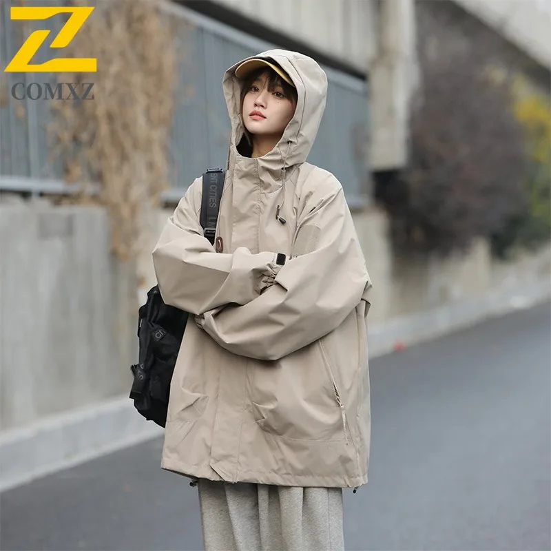 

2025 Men Lightweight Windbreaker Spring Summer Quality Four Seasons Loose Fit Solid Color Simple Hooded Coat Single Layer Jacket