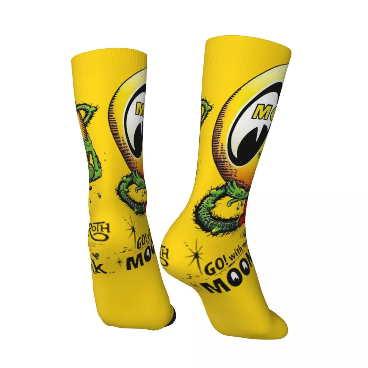 Harajuku Tales Of The Rat Fink Men Women Round neck Socks Cycling Novelty Spring Summer Autumn Winter Stockings Gift