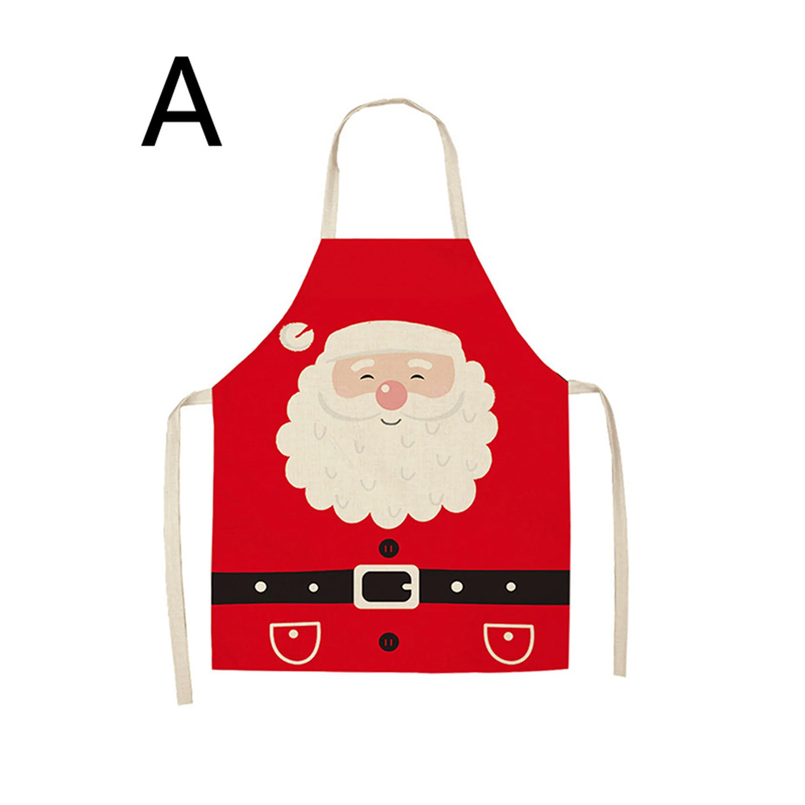 1Pcs Merry Christmas Apron for Woman Pinafore Anti-fouling Aprons 55x73cm Adult Bibs Kitchen Baking Cooking Accessories