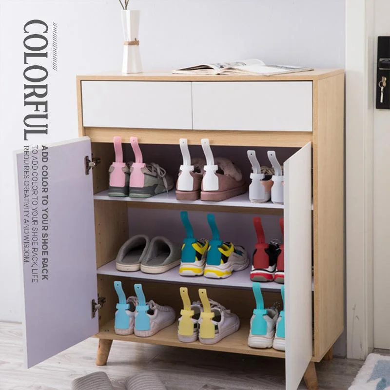 Een Paar Slijtage Schoen Helper Plastic Lui Schoenlepel Lifter Gemakkelijk Aan En Opstijgen Stevige Non-Slip Extra Schoen Plukken