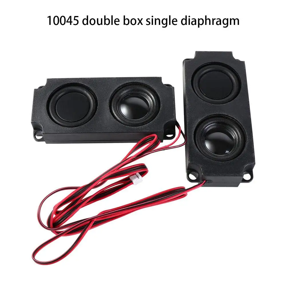 LED TV Speaker Square Speaker Double Diaphragm Bass Horn Speakers Stereo Woofer Advertising Machine Horn 10045 Speaker