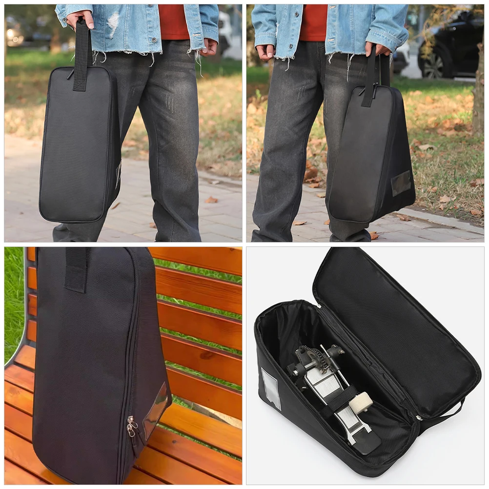 

Sturdy Oxford Cloth Double Hammer Bag Portable Drum Pedal For Travel Lightweight Storage Pouch Durable Wear-Resistant Drum