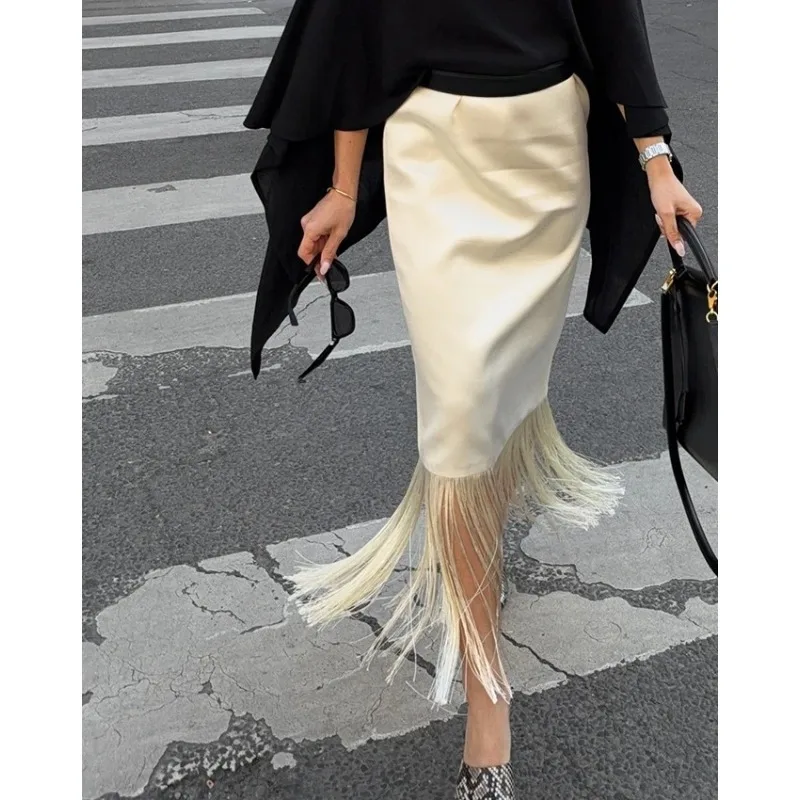 

2026 Spring/summer Women's Fringed Skirt