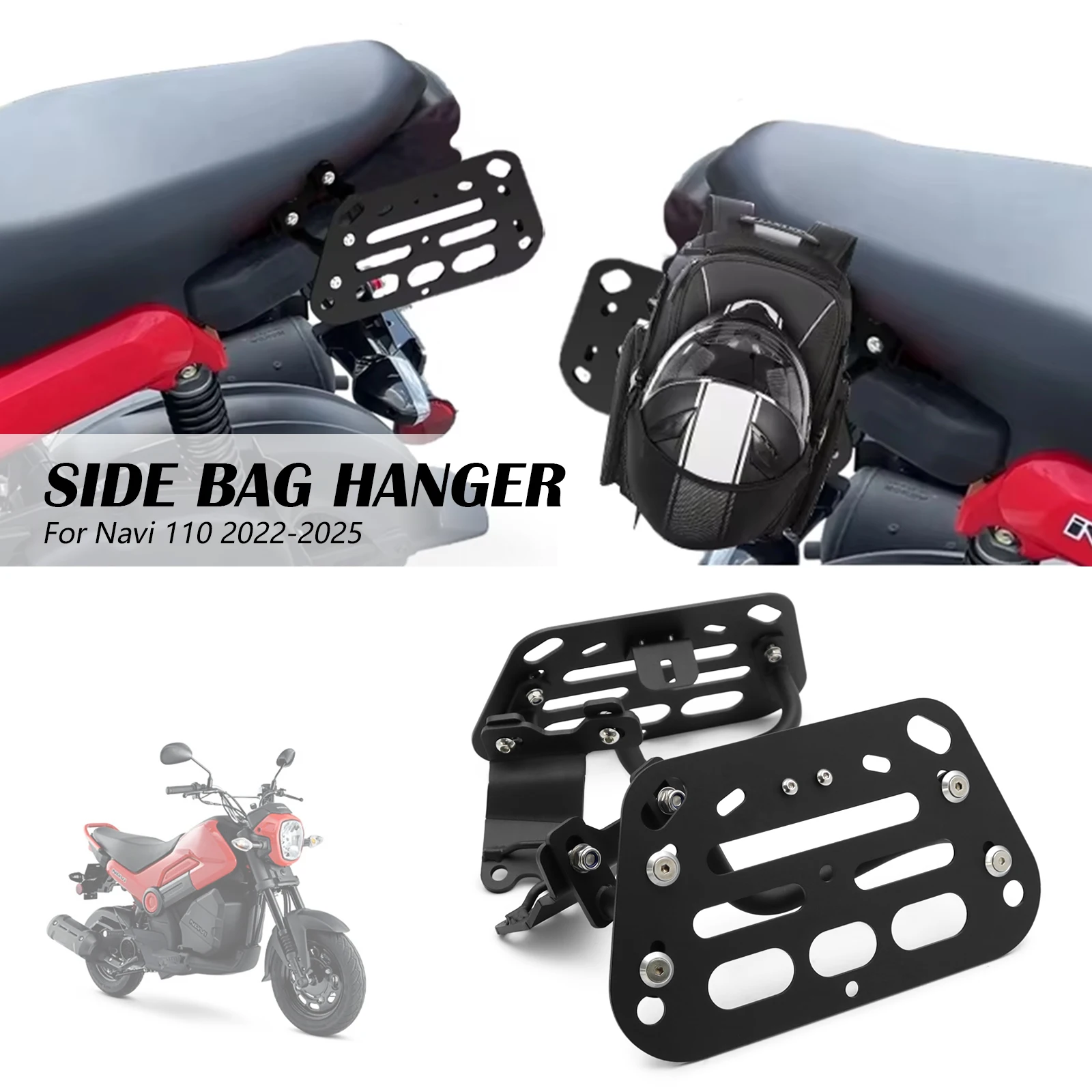 

Fit navi 110 2024 2025 Motorcycle Saddlebag Support Racks Pannier Racks Side Carrier For Honda NAVI 110 2022 2023