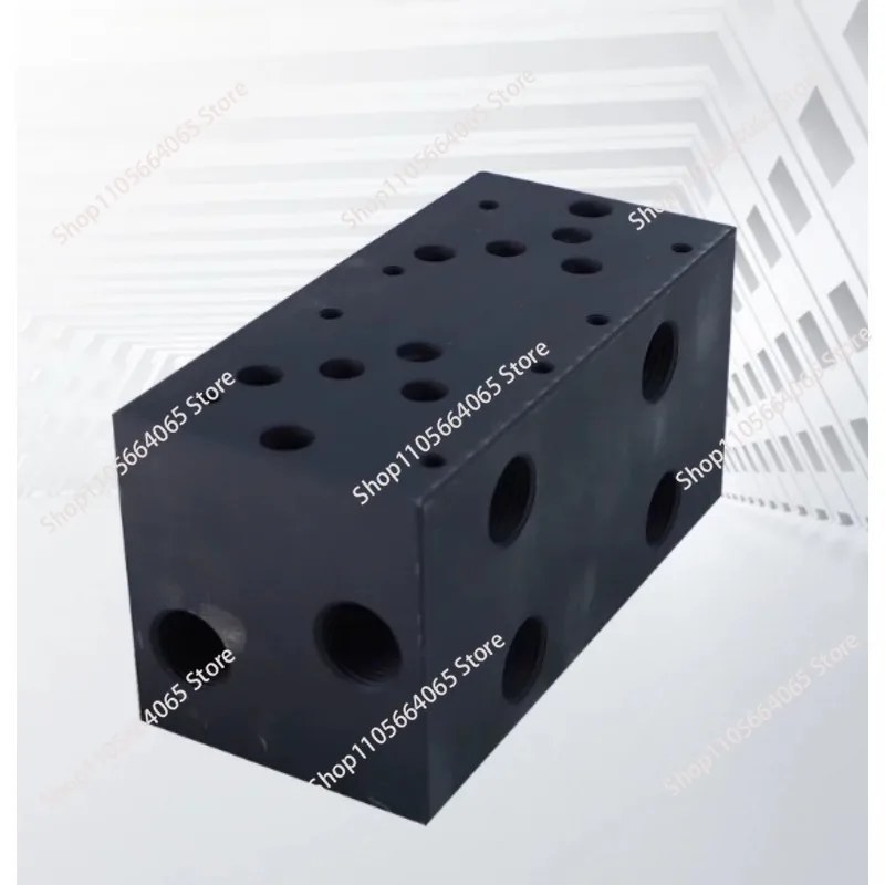 Hydraulic station accessories reversing valve base oil circuit block integrated block 02-1W/03-1W + YF