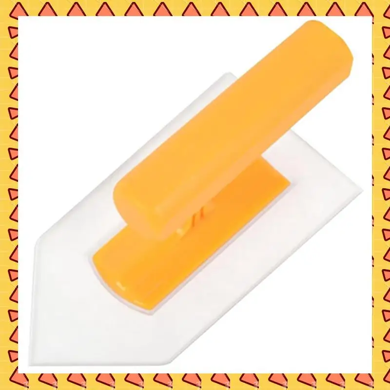

A008 Plastic Trowel Kit Round&Square&Tipped End Finishing Trowels 3 Piece Small Light Weight Finishing Plastic Trowel