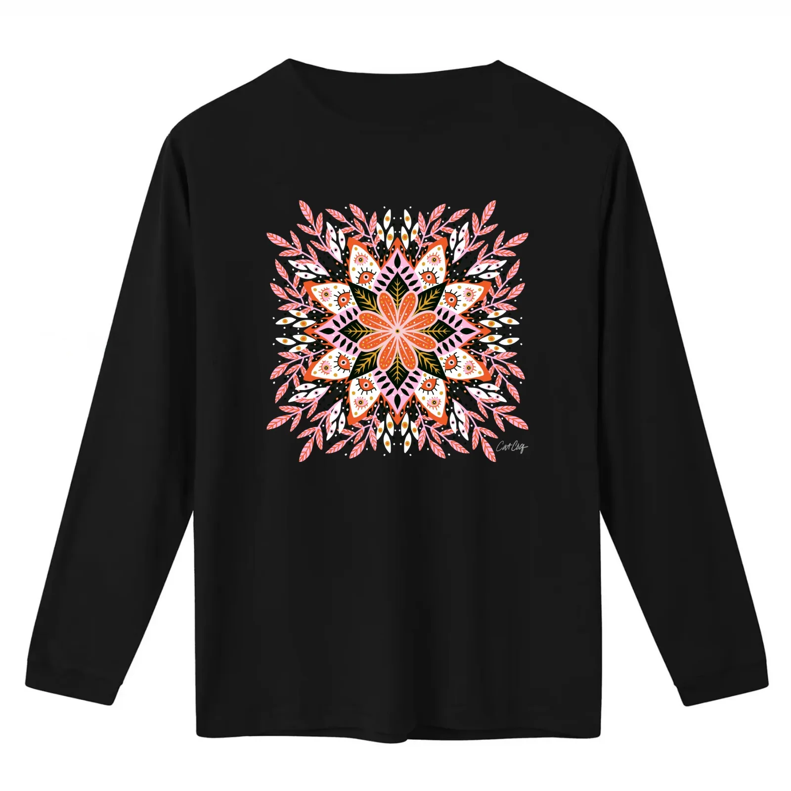 Pepper Mandala – Marigold Palette T-Shirt Summer Casual Cotton Tee Oversized Streetwear Tops Vintage Graphic Print