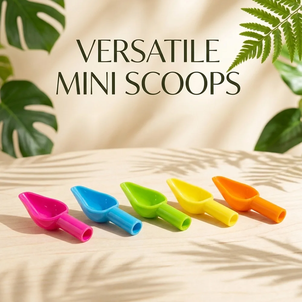 Mini Colorful Plastic Feeding Spoon, Can Be Used with an Injection Syringe, Hand-Feeding Spoon for Baby Birds, Feeding Tool for Feeding Liquid Food and Medicine to Young Cockatiels, Budgerigars, and Lovebirds, Baby Bird Feeding Supplies