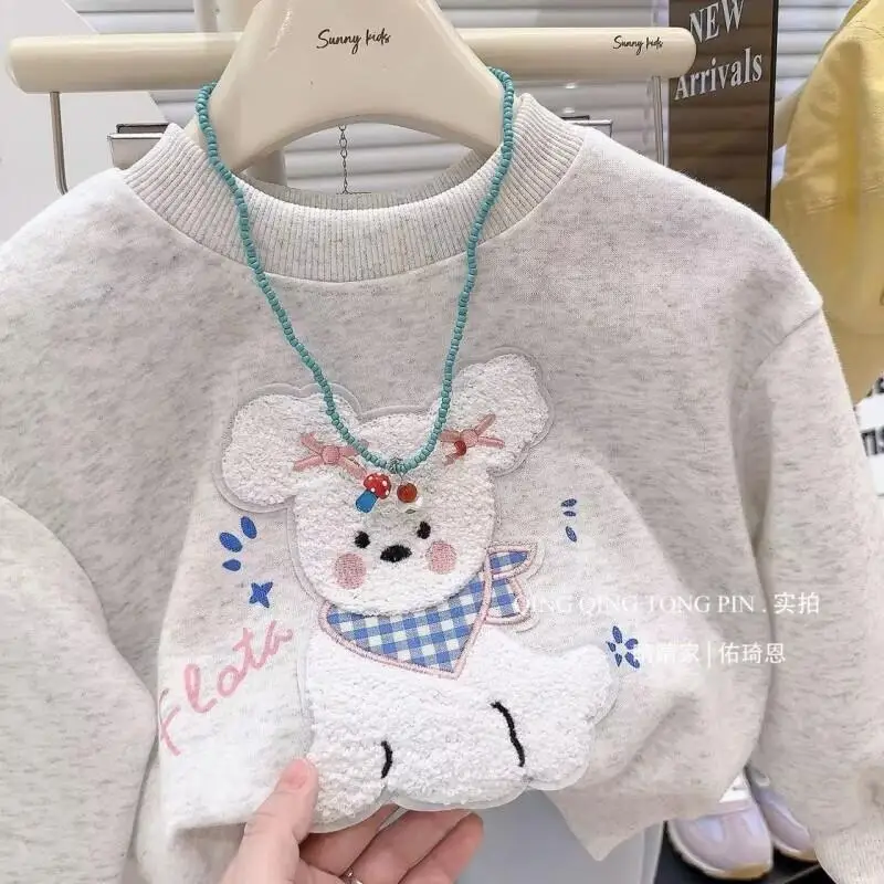 Girls  Spring Outfit Set Stylish Kids Sportswear Trendy Athletic Set for Girls Spring Autumn Daily Wear Children Clothing Set ﻿