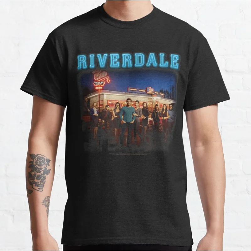 

America Drama Riverdale Up at Pops Poster Suspense movie Graphic T Shirts for men large size Adult tops S-6XL
