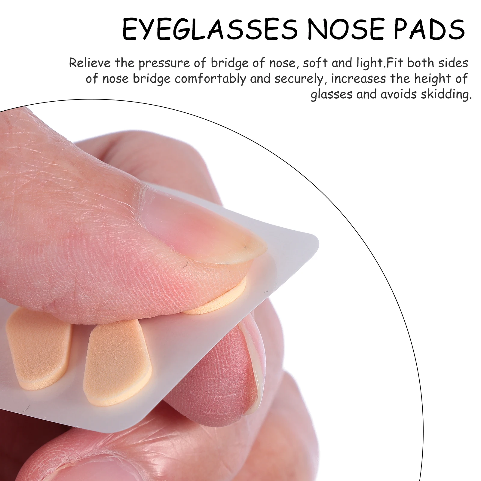 

Nose Pads Eyeglass Replacement Comfort Eva Sponge Anti Slip Lightweight Durable Suitable All Frames Glasses Accessories