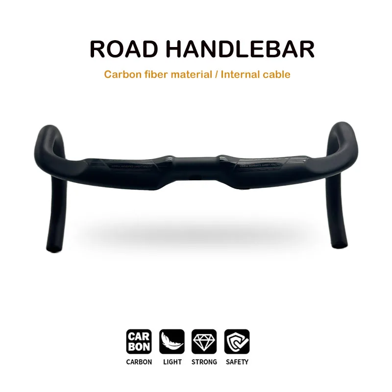 

Карбоновые рули для шоссейных велосипедов 31,8 мм с внутренней проводкой, изогнутые, 380/400/420/440 мм, для высокопроизводительного велоспорта