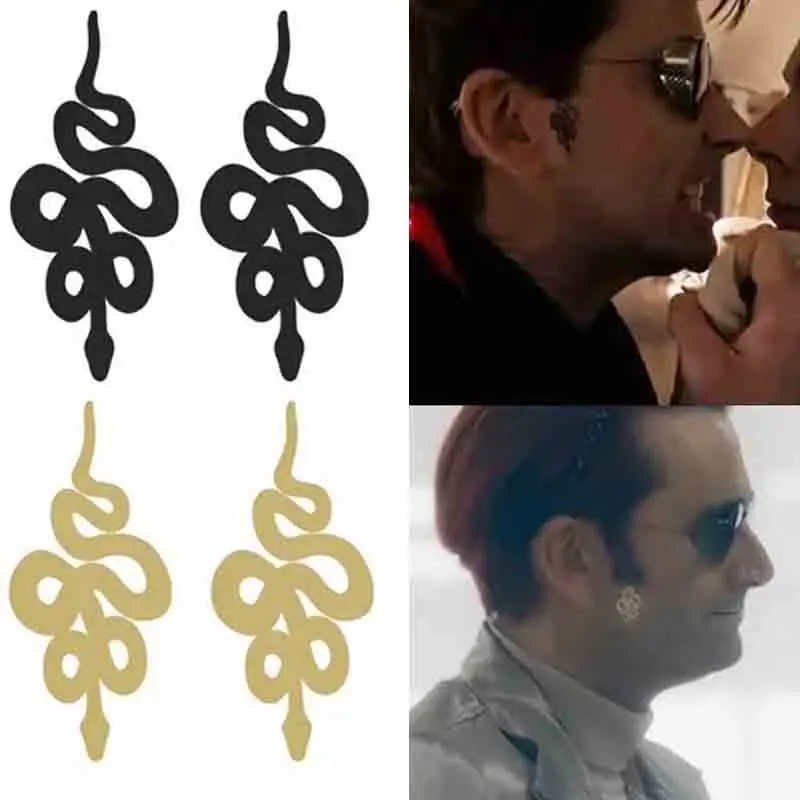 TV Series Good Omens Aziraphale Crowley Cosplay Tattoo Sticker Waterproof Temporary Unisex Accessory Prop Ornament Decoration