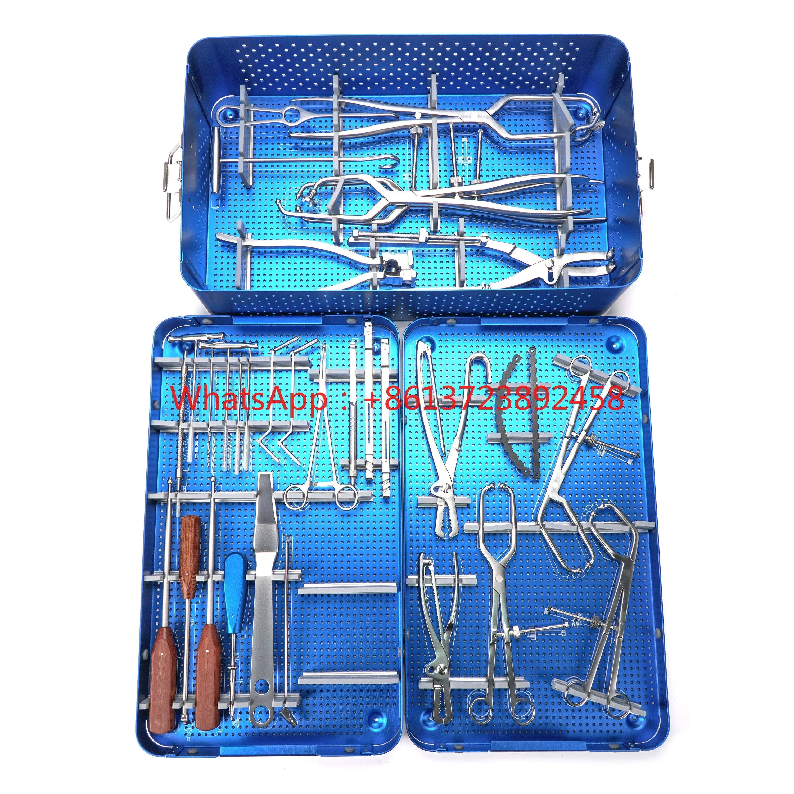 Bone Surgery Pelvic Reconstruction Plate Instrument Set Trauma Plates  Instruments