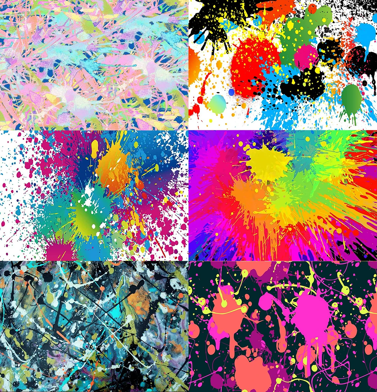 Paint Splash Party Backdrop Colorful Art Abstract Oil Photo Booth Props Banner Birthday Supplies  5x3ft Photography background